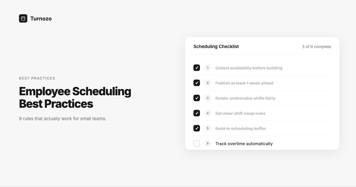 Calendar and planning tools for employee scheduling best practices
