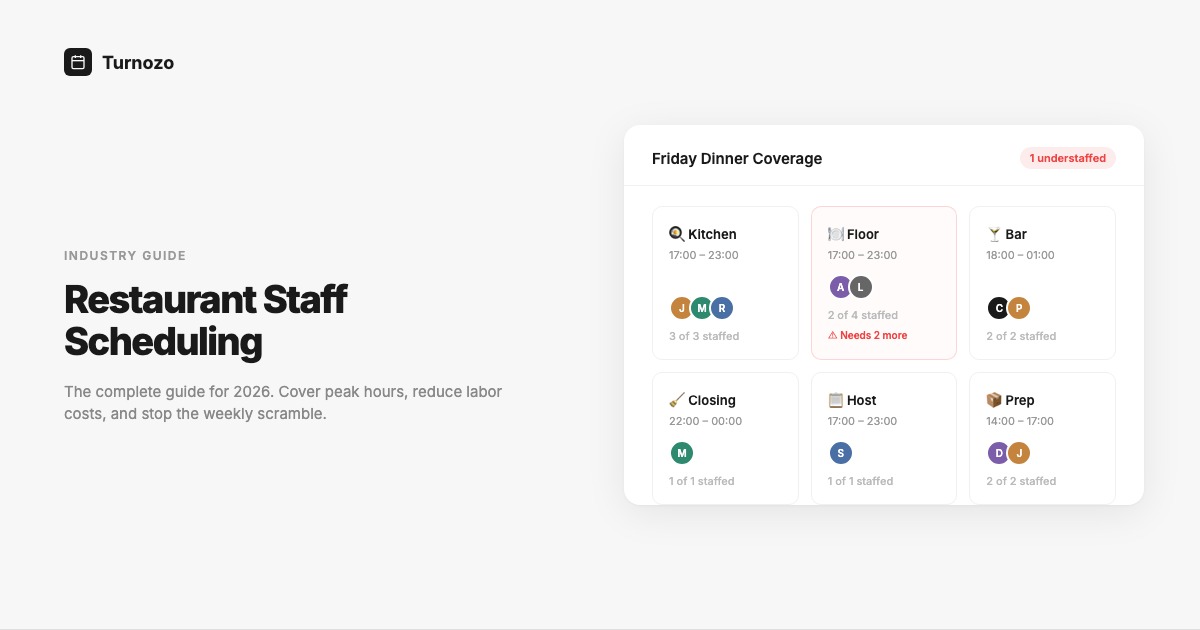 Restaurant manager creating a weekly staff schedule on a tablet